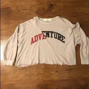 Ripped “Adventure” shirt